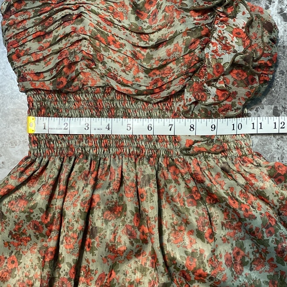Chelsea & Violet Floral Ruffle Dress - Size Small - Picture 6 of 13